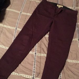 Plum purple pants size 8